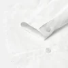 Jacquard-skjorte i bomulds-poplin til børn