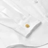 Jacquard-skjorte i bomulds-poplin til børn