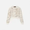Jacquard-sweater i viskose-blanding til børn