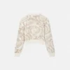 Jacquard-sweater i viskose-blanding til børn