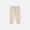 Jacquard-sweatpants i bomuldsjersey til børn
