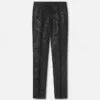 Jacquard uld-viskose slim formelle bukser