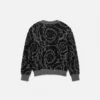 Jacquardstrikket sweater i bomuldsblanding til børn