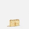 Kleio quiltet mini-taske i metallic