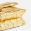 Kleio quiltet mini-taske i metallic