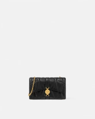 Kleio quiltet nappa mini-taske