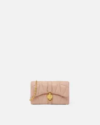 Kleio quiltet nappa mini-taske