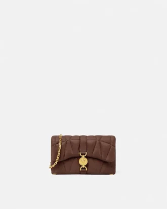 Kleio quiltet nappa mini-taske