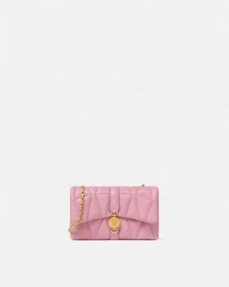 Kleio quiltet nappa mini-taske