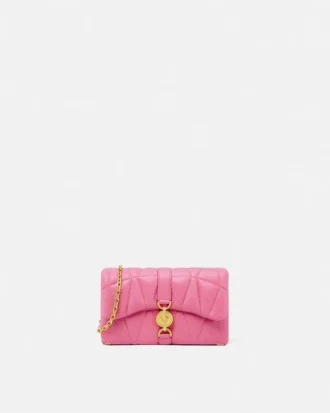 Kleio quiltet nappa mini-taske