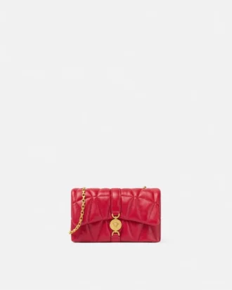 Kleio quiltet nappa mini-taske