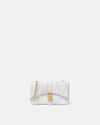 Kleio quiltet nappa mini-taske