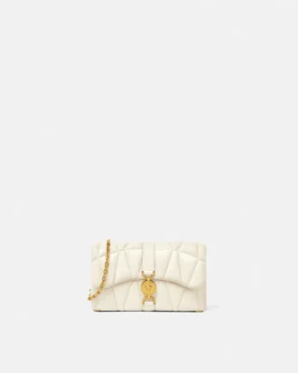 Kleio quiltet nappa mini-taske