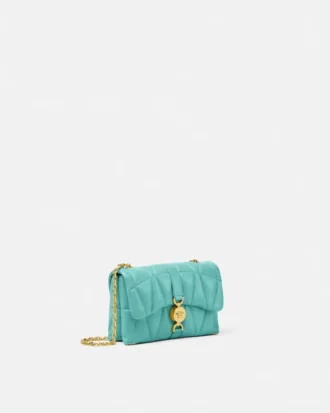 Kleio quiltet nappa mini-taske