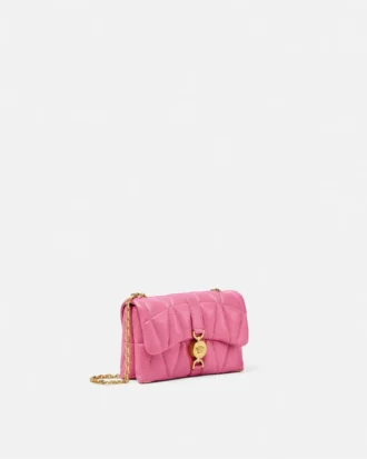 Kleio quiltet nappa mini-taske