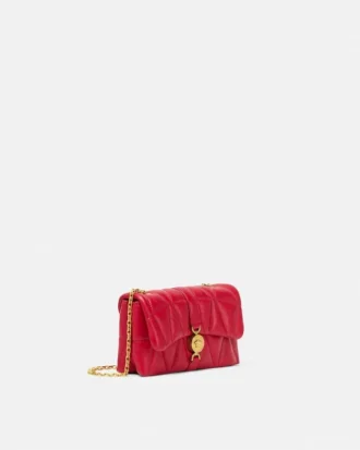 Kleio quiltet nappa mini-taske