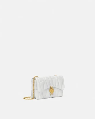 Kleio quiltet nappa mini-taske