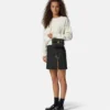 Kleio quiltet nappa mini-taske