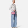 Kleio quiltet nappa mini-taske
