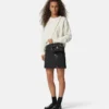 Kleio quiltet nappa mini-taske