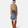Kleio quiltet nappa mini-taske