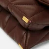 Kleio quiltet nappa mini-taske