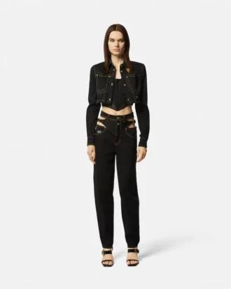 Kort denimjakke