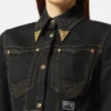 Kort denimjakke