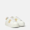 La Greca broderede sneakers med plateau