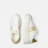 La Greca broderede sneakers med plateau