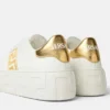 La Greca broderede sneakers med plateau