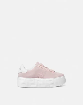 La Greca ruskindssneakers med platform