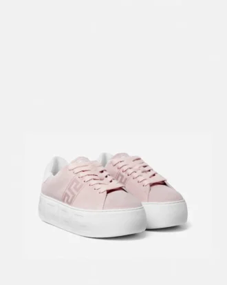 La Greca ruskindssneakers med platform