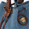 La Medusa denim-bucketbag
