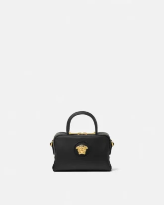 La Medusa læder mini Boston taske