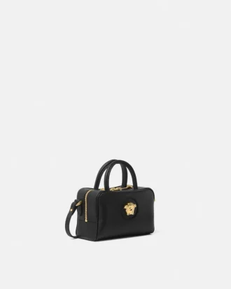 La Medusa læder mini Boston taske
