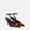 La Medusa læderslingbacks 85 mm