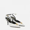 La Medusa læderslingbacks 85 mm
