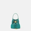 La Medusa mini-bucketbag med satin og dekorationer