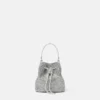 La Medusa mini-bucketbag med satin og dekorationer