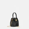 La Medusa mini-bucketbag med satin og dekorationer