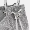 La Medusa mini-bucketbag med satin og dekorationer