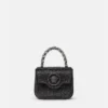 La Medusa mini-taske i satin med dekorationer