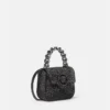 La Medusa mini-taske i satin med dekorationer