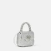 La Medusa mini-taske i satin med dekorationer