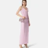 La Medusa mini-taske i satin med dekorationer