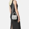 La Medusa mini-taske i satin med dekorationer