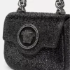 La Medusa mini-taske i satin med dekorationer