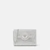 La Medusa-pyntet satin-clutch
