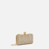 La Medusa-pyntet satin-clutch